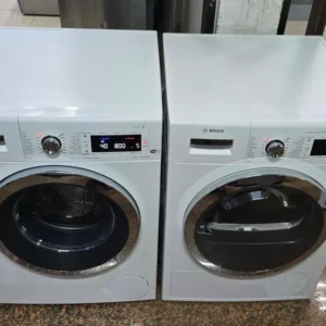 Bosch Series 8 Washer and Dryer Set with Wi-Fi