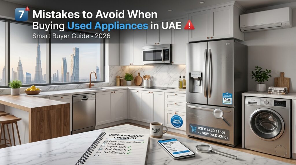 7 mistakes to avoid when buying used appliances in UAE